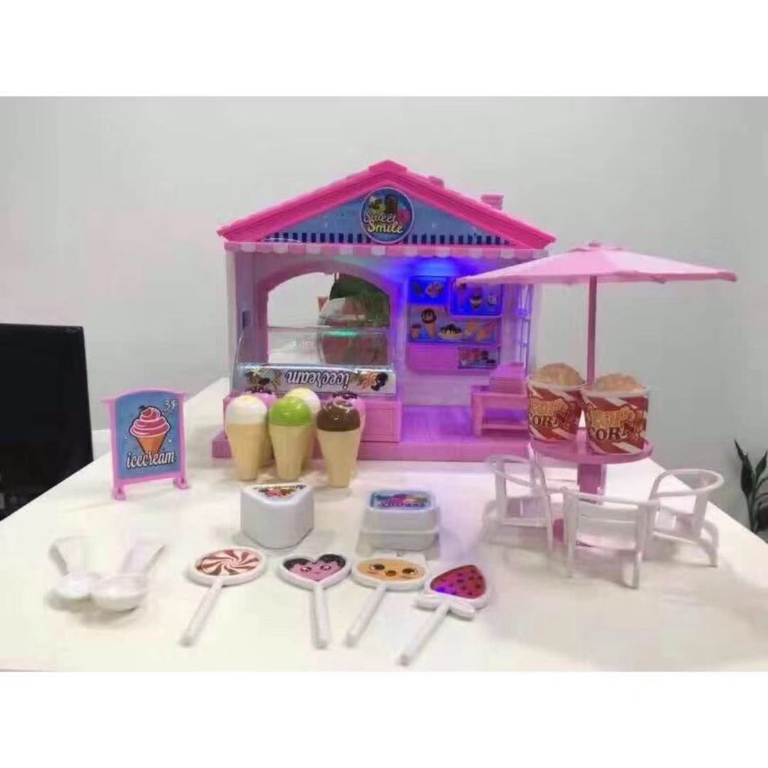 Children Simulation Ice Cream Shop Toys Play Set